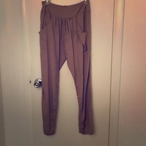 Artisan harem-style pants